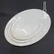 #HE9566; Ceramic oval plate 12 inches