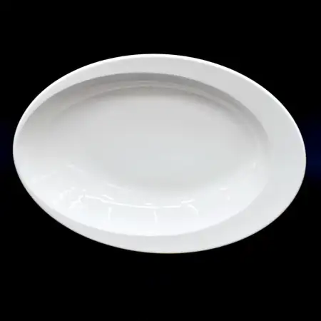 #HE9603; Ceramic soup plate 12.25 inches..