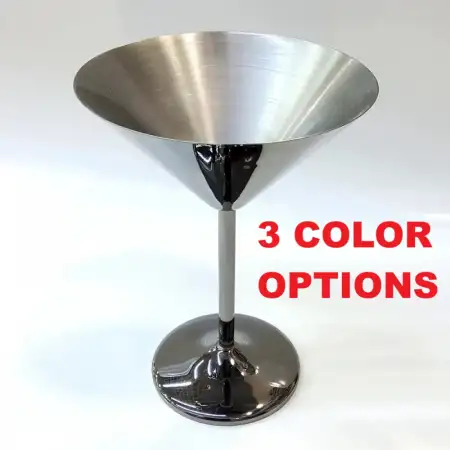 #HF-JDM019S; Stainless steel martini gla..