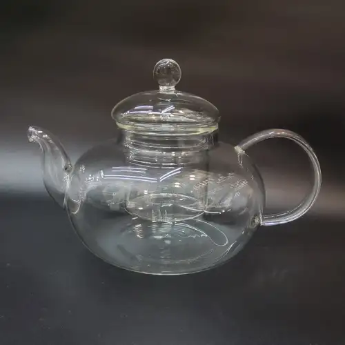 #HF56003;  Glass tea pot 1000ml #03