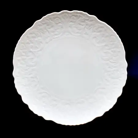#HK9702; Ceramic plate round 10.5 inches..