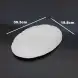 #HK9764; Ceramic oval plate 12 inches