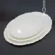 #HK9764; Ceramic oval plate 12 inches