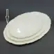 #HK9771; Ceramic oval plate 13.75 inches