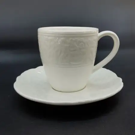 #HK9801; Ceramic coffee cup with saucer ..
