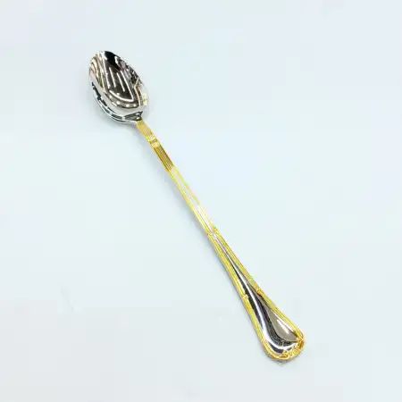 #HM0104; Stainless steel ice tea spoon w..