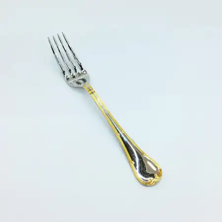 #HM0128; Stainless steel dessert fork w...