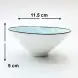 #HN0191-BW; Ceramic bowl 4.5" BW