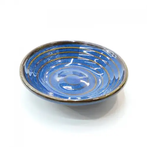 #HN0474; Ceramic sauce 8.5cm dish BL