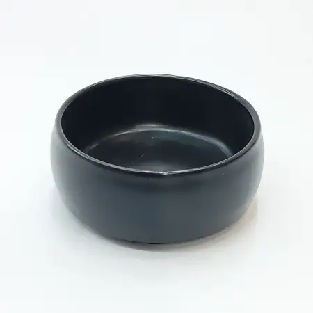 #HN2805-BK;  Ceramic sauce dish 2.5&quot..
