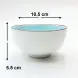 #HN2850-BW; Ceramic bowl 4.25" BW