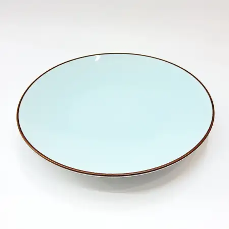 #HN2881-BW; Ceramic plate 19cm BW..