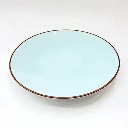 #HN2881-BW; Ceramic plate 19cm BW