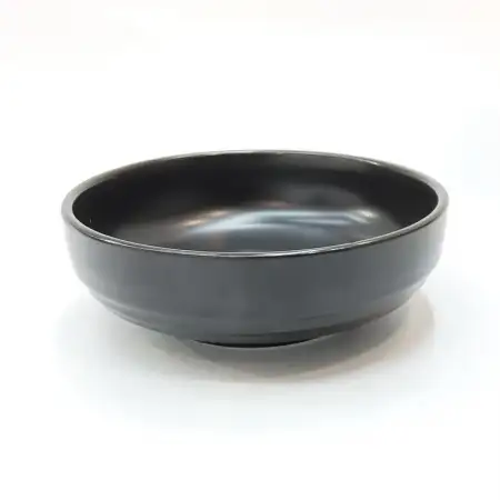 #HN7357-BK; Ceramic sauce dish 11.5cm BK..