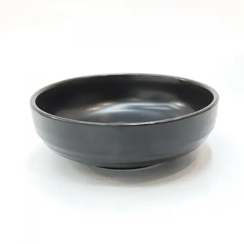 #HN7357-BK; Ceramic sauce dish 11.5cm BK 