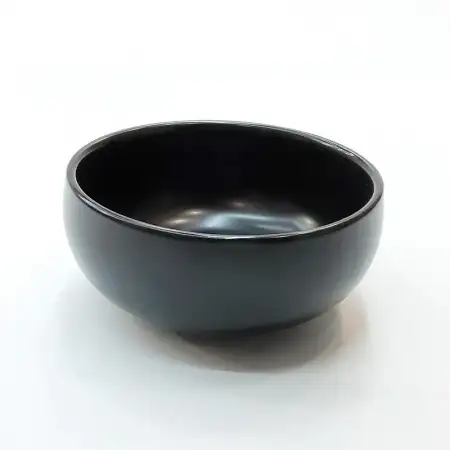 #HN7395-BK; Ceramic bowl 10cm BK  ..