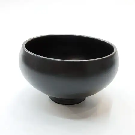 #HN7418-BK; Ceramic bowl 12cm BK ..
