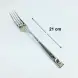 #HQ0265; Stainless steel table fork
