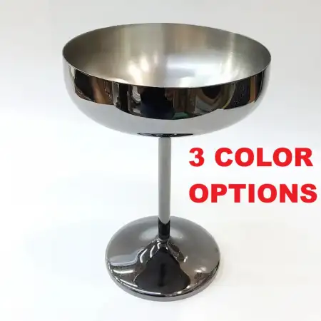 #JDM034S; Stainless steel wine martini g..