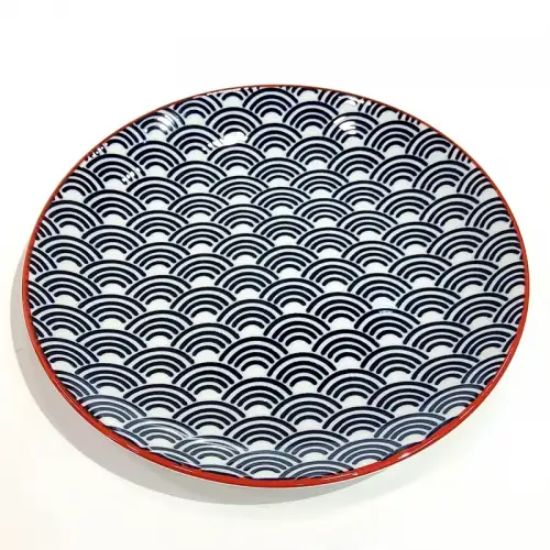 #JT6773-YL;  Ceramic plate 6 inch #YL