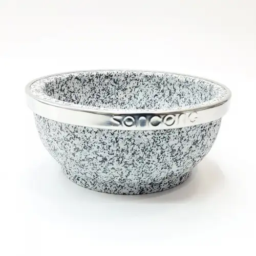 #JW1607; Stone bowl 16cm 