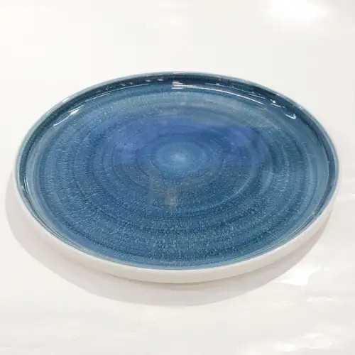 #KA0465; Ceramic dinner plate 9 inches
