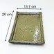 #KA4845; Ceramic rectangular plate 8 inches