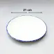 #KH6801; Ceramic 8.25 inches round plate