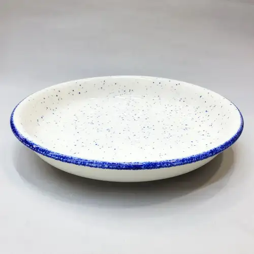 #KH6887-P; Ceramic 10 inches round deep plate