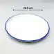 #KH6931; Ceramic 12.5 inches round plate