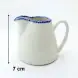 #KH7051; Ceramic cream pot 140ml with handle