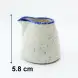 #KH7068-P; Ceramic cream pot 85ml