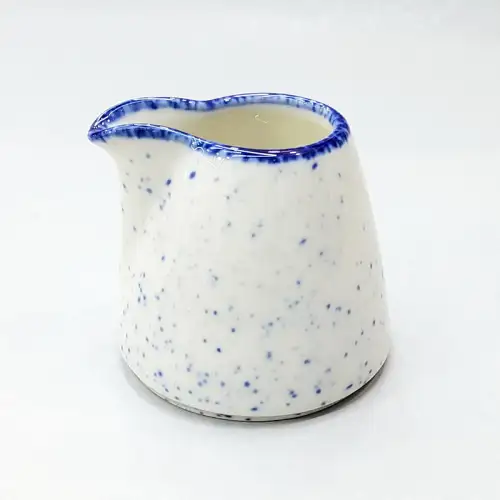 #KH7068-P; Ceramic cream pot 85ml