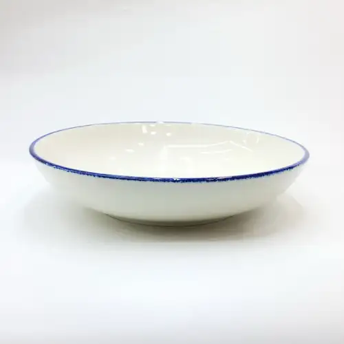 #KH7075; Ceramic 9 inches deep plate