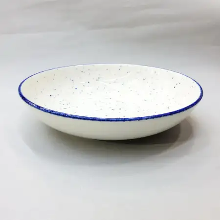 #KH7075-P; Ceramic 9 inches deep plate..