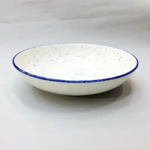 #KH7075-P; Ceramic 9 inches deep plate