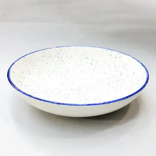 #KH7082-P; Ceramic 10.75 inches deep plate