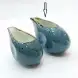 #KK1234-BL; Ceramic cream pot 4 inches