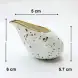 #KK1234-WT; Ceramic cream pot 4 inches