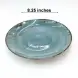 #KK1296-BL; Ceramic plate 8.25 inches