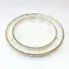 #KK1302-WT; Ceramic round plate 10.75 inches