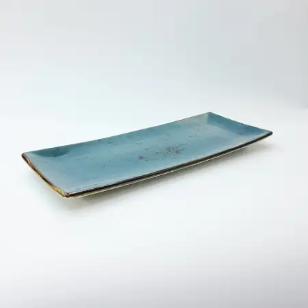 #KK1340-BL; Ceramic rectangular plate 31..