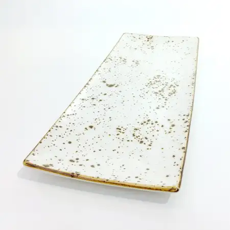 #KK1357-WT; Ceramic rectangular plate 36..