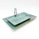 #KK1364-BL; Ceramic rectangular plate 22.5x14.5cm