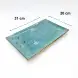 #KK1371-BL; Ceramic rectangular plate 31x20cm