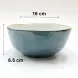 #KK1388-BL; Ceramic bowl 6 inches