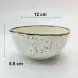 #KK1395-WT; Ceramic bowl 4.5 inches