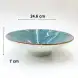 #KK1401-BL; Ceramic bowl 9.75 inches