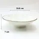 #KK1401-WT; Ceramic bowl 9.75 inches