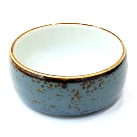 #KK2599-BL; Ceramic 6.5cm sauce dish..